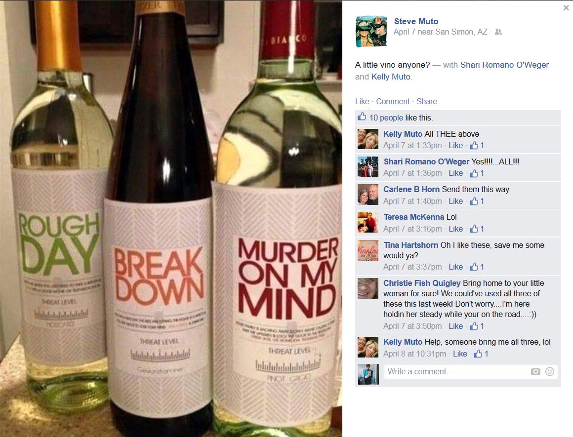 Steve Muto Bully - Murder on my Mind Wine